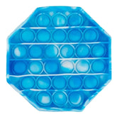Blue/White Octagonal Pop Bubble Fidget Toy image 0